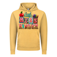 Vintage Mustard little miss kinder Vintage Hoodie - AdoDesignShop