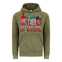Vintage Olive little miss kinder Vintage Hoodie - AdoDesignShop