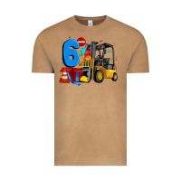 Vintage Camel forklift birthday six Vintage Tee - Artiststas