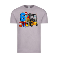 Vintage Zinc forklift birthday six Vintage Tee - Artiststas