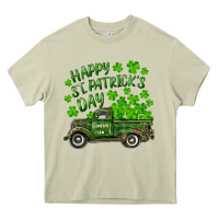 Mossy Happy st. patrick's day shamrock farm truck Heavy Core Tee - RanaPortraitStore