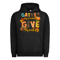 Pigment Black gather around and give thanks Urban Hoodie - CowGirlArtShop