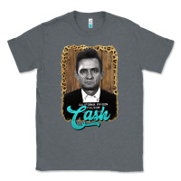 Charcoal Heather johnny cash Classic Tee - AdoDesignShop