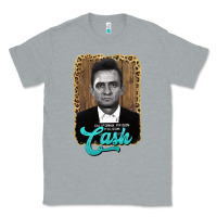 Heather Grey johnny cash Classic Tee - AdoDesignShop