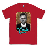 Red johnny cash Classic Tee - AdoDesignShop
