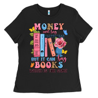 Black money can't buy happiness but it can buy books whi Ladies Tee - JahusDesignShop