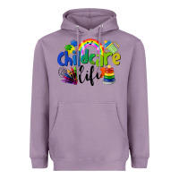 Lavender Childcare Life Heavyweight Hoodie - LillyAllenDesigns