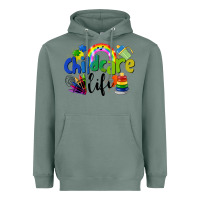 Sage Childcare Life Heavyweight Hoodie - LillyAllenDesigns