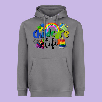 Childcare Life Heavyweight Hoodie Designed By Lillyallendesigns