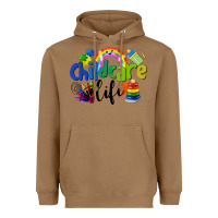 Toasted Coconut Childcare Life Heavyweight Hoodie - LillyAllenDesigns