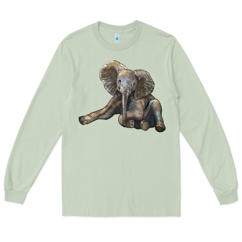 Baby Elephant Long Sleeve Tee by LillyAllenDesigns | Teevron