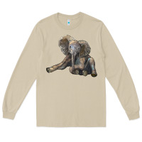 Mushroom Baby Elephant Long Sleeve Tee - LillyAllenDesigns