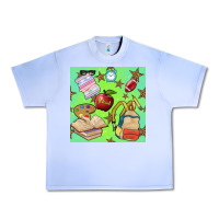 Grape Ice school seamless pattern Urban Heavy Tee - BundleAndBundleShop
