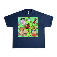 Navy school seamless pattern Urban Heavy Tee - BundleAndBundleShop
