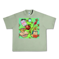 Oil Green school seamless pattern Urban Heavy Tee - BundleAndBundleShop