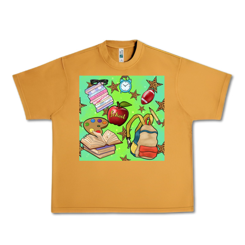 School Seamless Pattern Urban Heavy Tee by BundleAndBundleShop | Teevron