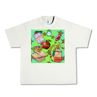 Pistachio school seamless pattern Urban Heavy Tee - BundleAndBundleShop