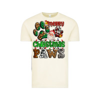 Vintage Arctic merry christmas paws with santa Vintage Tee - AdoDesignShop