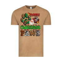 Vintage Camel merry christmas paws with santa Vintage Tee - AdoDesignShop