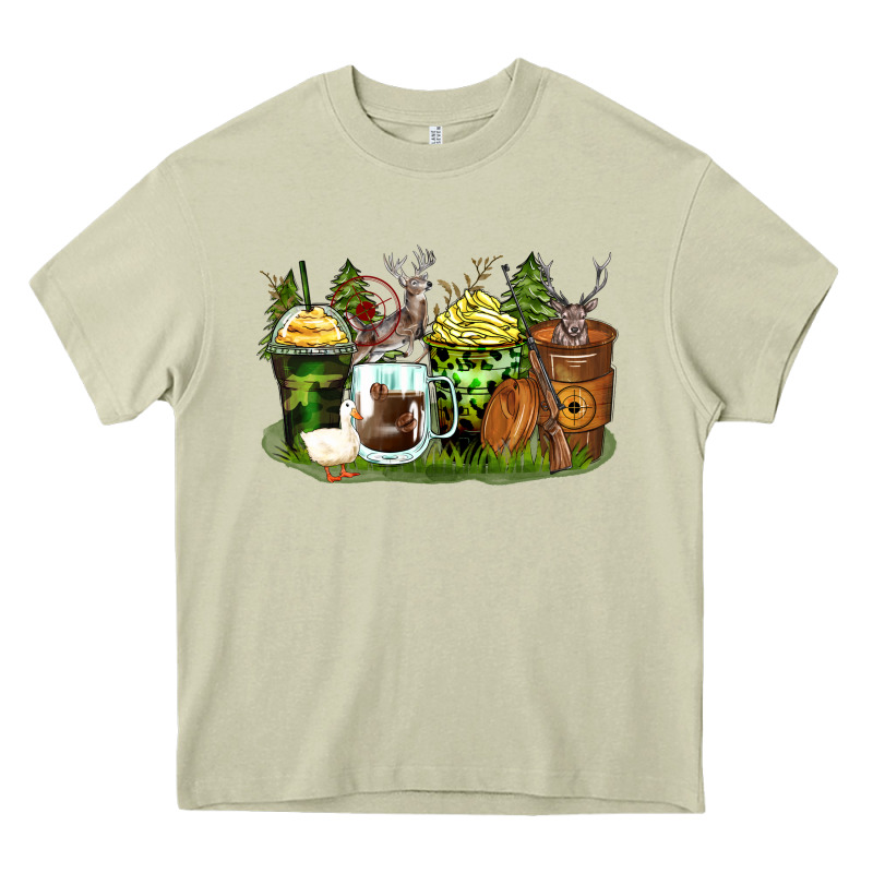 Hunter Coffee Cups Heavy Core Tee by Zillion Design Studio | Teevron