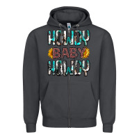 Smoke western howdy baby howdy Zipper Hoodie - NancyCooperArtShop