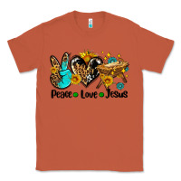Copper peace love jesus Classic Tee - AdoDesignShop