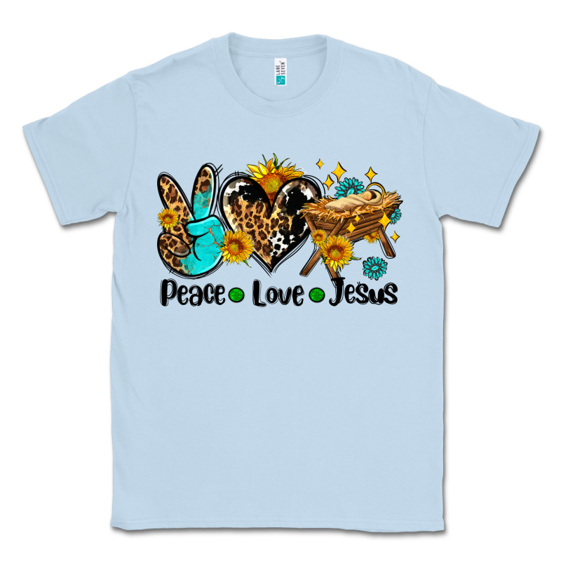 Peace Love Jesus Classic Tee by AdoDesignShop | Teevron