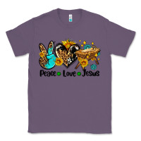 Lavender peace love jesus Classic Tee - AdoDesignShop