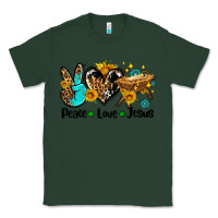 Sports Green peace love jesus Classic Tee - AdoDesignShop