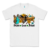 White peace love jesus Classic Tee - AdoDesignShop