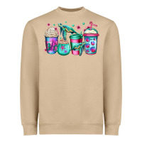 Mushroom turtle coffee cups Heavyweight Sweatshirt - Jasminsmagicworld