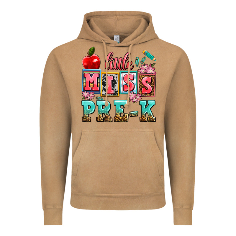 Little Miss Pre K Vintage Hoodie by AdoDesignShop | Teevron
