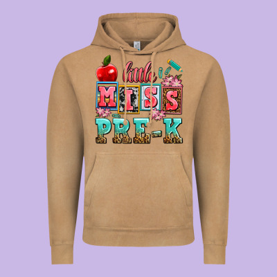 Little Miss Pre K Vintage Hoodie Designed By Adodesignshop
