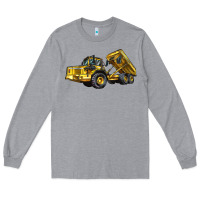Heather Grey Articulated Hauler Long Sleeve Tee - LillyAllenDesigns