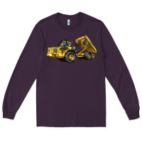 Plum Articulated Hauler Long Sleeve Tee - LillyAllenDesigns