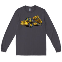 Smoke Articulated Hauler Long Sleeve Tee - LillyAllenDesigns