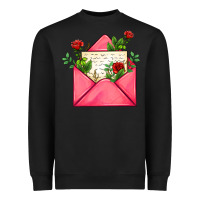 Black pink letter Heavyweight Sweatshirt - AdoDesignShop