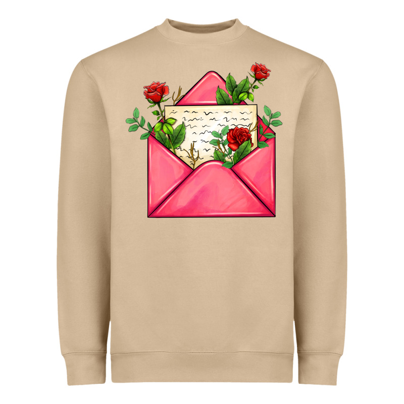 Pink Letter Heavyweight Sweatshirt by AdoDesignShop | Teevron