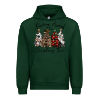 Forest Green rocking around the christmas tree Urban Hoodie - CowGirlArtShop