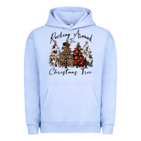 Pigment Grape Ice rocking around the christmas tree Urban Hoodie - CowGirlArtShop