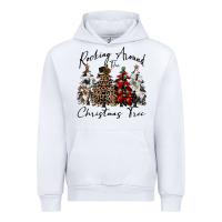 White rocking around the christmas tree Urban Hoodie - CowGirlArtShop