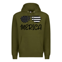Army Green Merica Premium Hoodie - Bettercallsaul