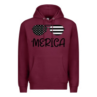 Burgundy Merica Premium Hoodie - Bettercallsaul