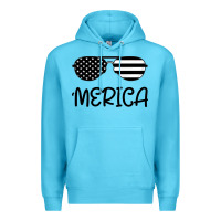 Ocean Blue Merica Premium Hoodie - Bettercallsaul