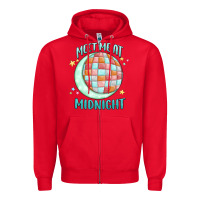 Red meet me at midnight Zipper Hoodie - MaliasSmallBusiness