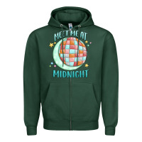 Sports Green meet me at midnight Zipper Hoodie - MaliasSmallBusiness