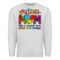 Dove Grey autism mom like a normal mom except much stronger Premium Sweatshirt - Artiststas