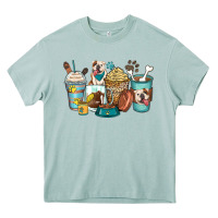 Arona english bulldog coffee cups Heavy Core Tee - Zillion Design Studio