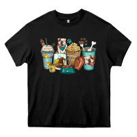 Black english bulldog coffee cups Heavy Core Tee - Zillion Design Studio