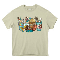 Mossy english bulldog coffee cups Heavy Core Tee - Zillion Design Studio